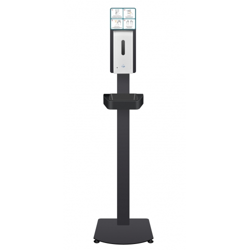 distributeur de lotion automatique vue face distributeur automatique de lotion désinfectante