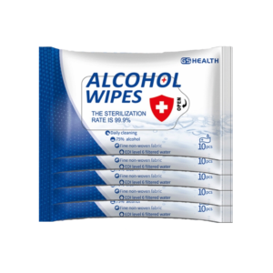 lingettes désinfectantes à 75% d'alcool lot de 5 paquets