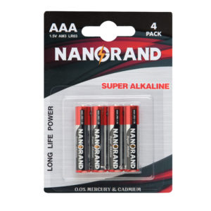 Piles AA emballage de 4 piles