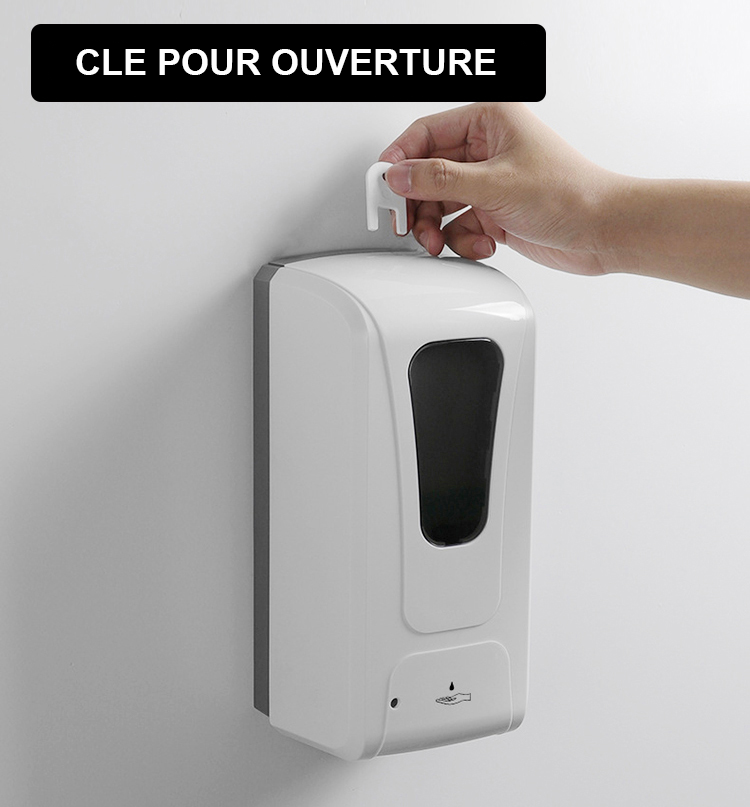 distributeur de lotion désinfectante FM-01 clé distributeur de lotion désinfectante avec fixations murales