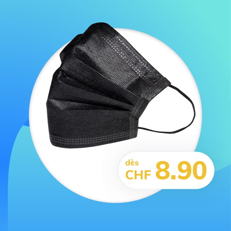 Masque noir dès 8.90 CHF Masque noir dès 8.90 CHF